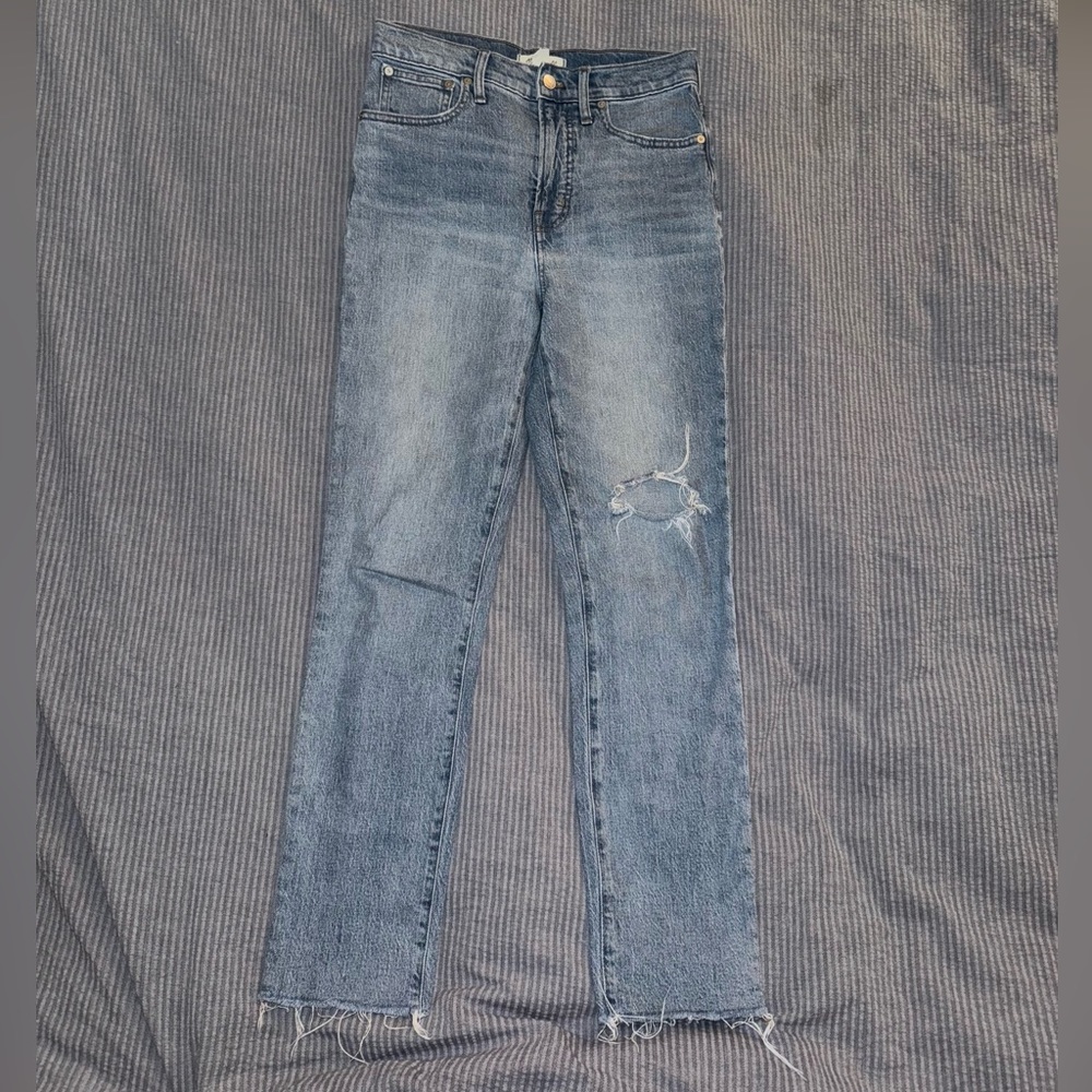 27 TALL Madewell Ankle Cropped Jeans - Picture 4 of 6
